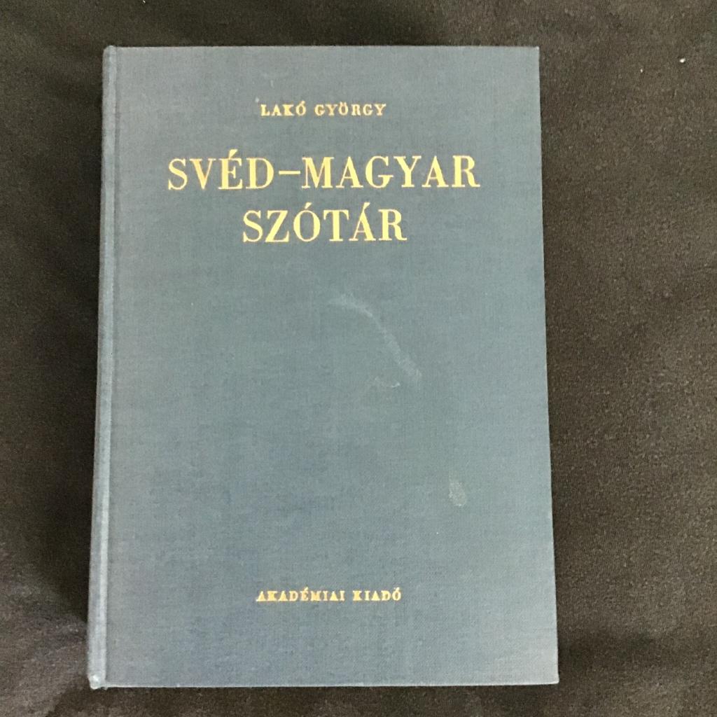 Svéd-Magyar Szótár / Svensk-Ungersk Ordbok