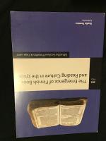 The Emergence of Finnish Book and Reading Culture in the 1700s