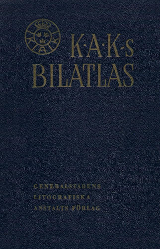 K.A.K:s bilatlas över Sverige 1948-52