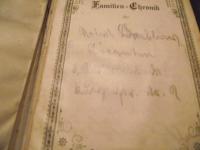 GESANGBUCH FAMILIEN KRONIK FUR MOLFF