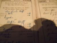 GESANGBUCH FAMILIEN KRONIK FUR MOLFF