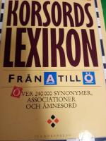 Korsordslexikon från A-Ö