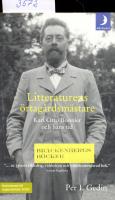 Litteraturens örtagårdsmästare : Karl Otto Bonnier och hans tid