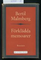 Förklädda memoarer