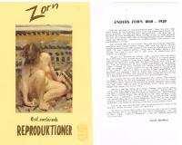 ANDERS ZORN Konstmapp med 6 reproduktioner