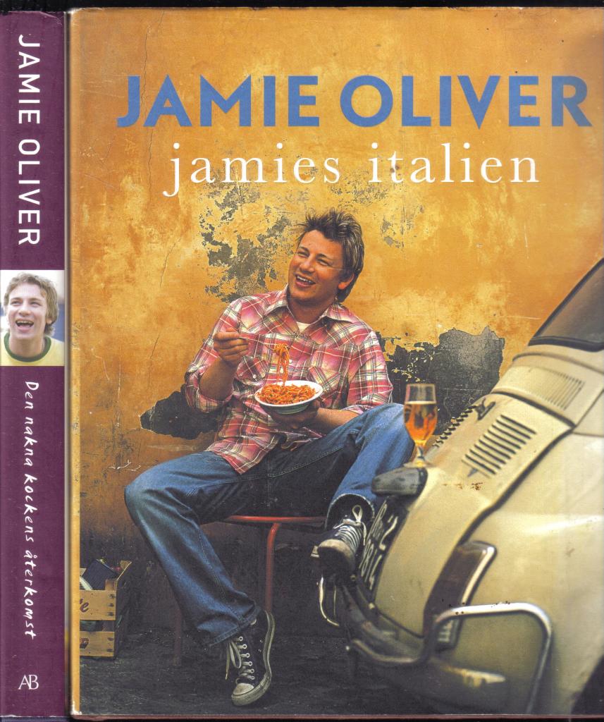 2 böcker:Jamies Italien / Den nakna kockens återkomst