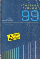 Företagsekonomi 99. Faktabok