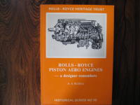 Rolls Royce Piston Aero Engines - a designer rememers