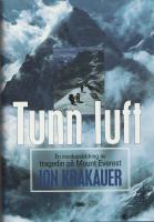 Tunn luft : en insidesskildring av tragedin på Mount Everest