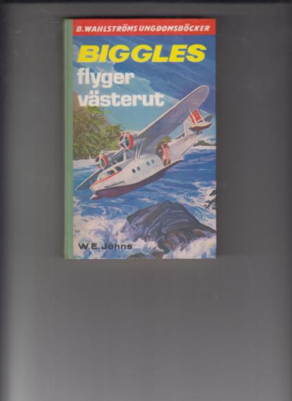 Biggles flyger västerut