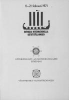 Svenska internationella Båtutställningen 1971