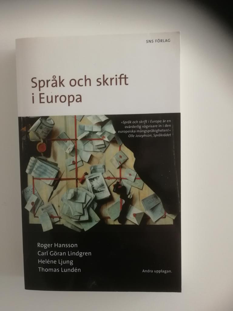 Språk och skrift i Europa