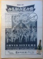 Alkazar. Monatsblätter der Lebensfreude. Oktober 1928. (Hamburg Reeperbahn).