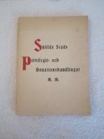 Skövde Stads Priviligil och Donationshandlingar