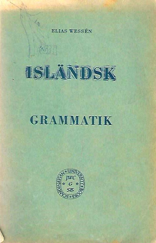 Isländsk grammatik