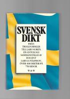 Svensk dikt från trollformler till Lars Norén