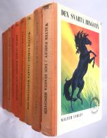 9 * Svarta hingsten : Den svarta hingsten / Svarta hingsten kommer tillbaka / Svarta hingstens son / Svarta hingstens travföl / Svarta hingsten och Argbiggan / Svarta hingsten gör uppror / Signal - Svarta hingstens son /Svarta hingsten tävlar igen / Svarta hingsten-mysteriet