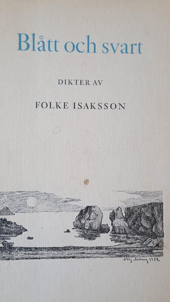 Blått och svart