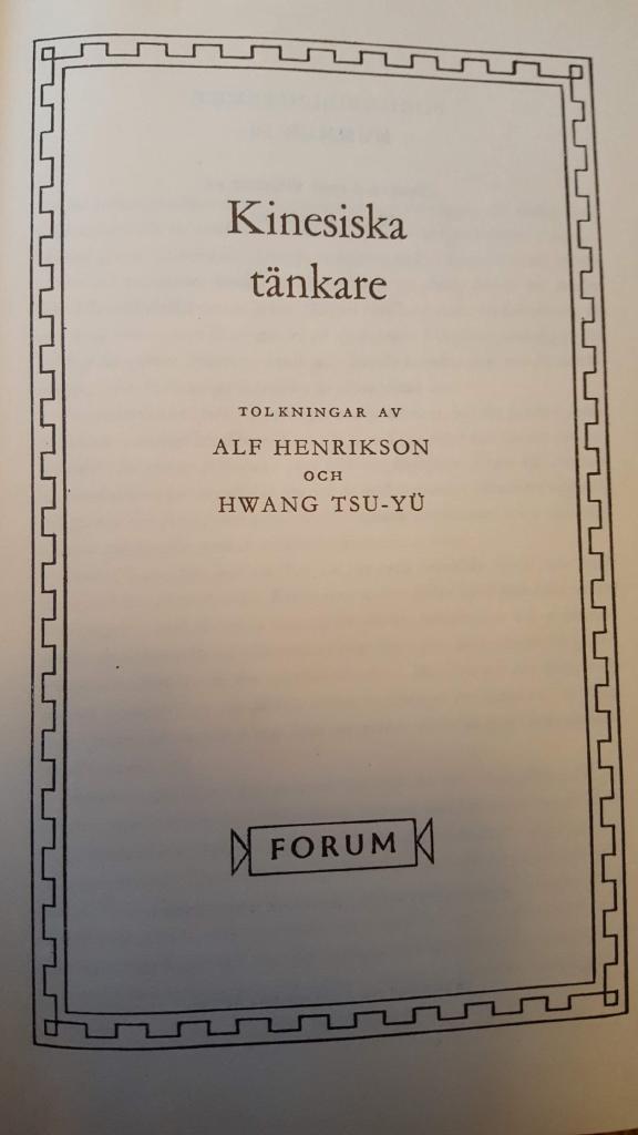 Kinesiska tänkare