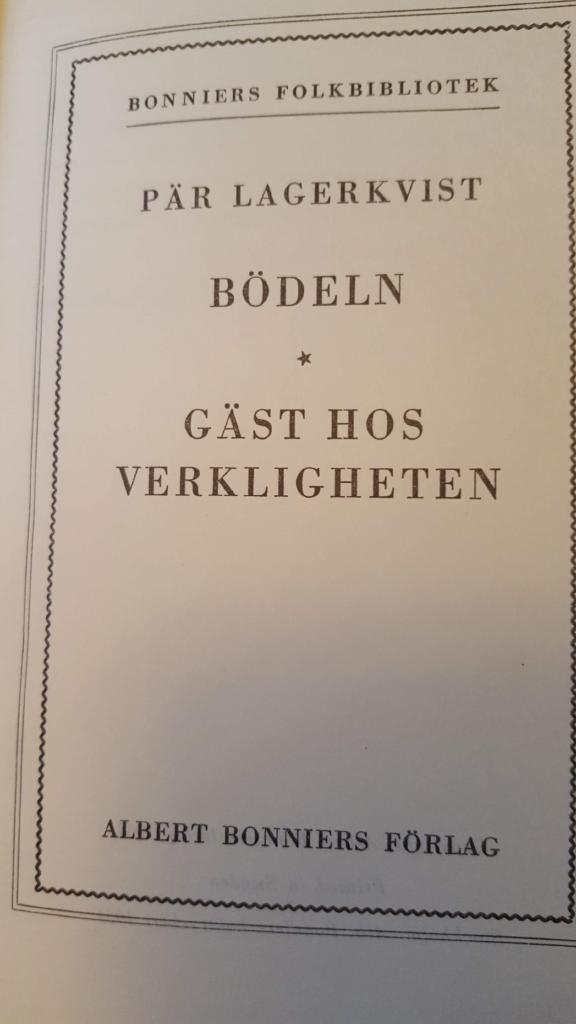 Bödeln och Gäst hos verkligheten