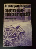 Arbetsmarknads- och lokaliseringspolitik