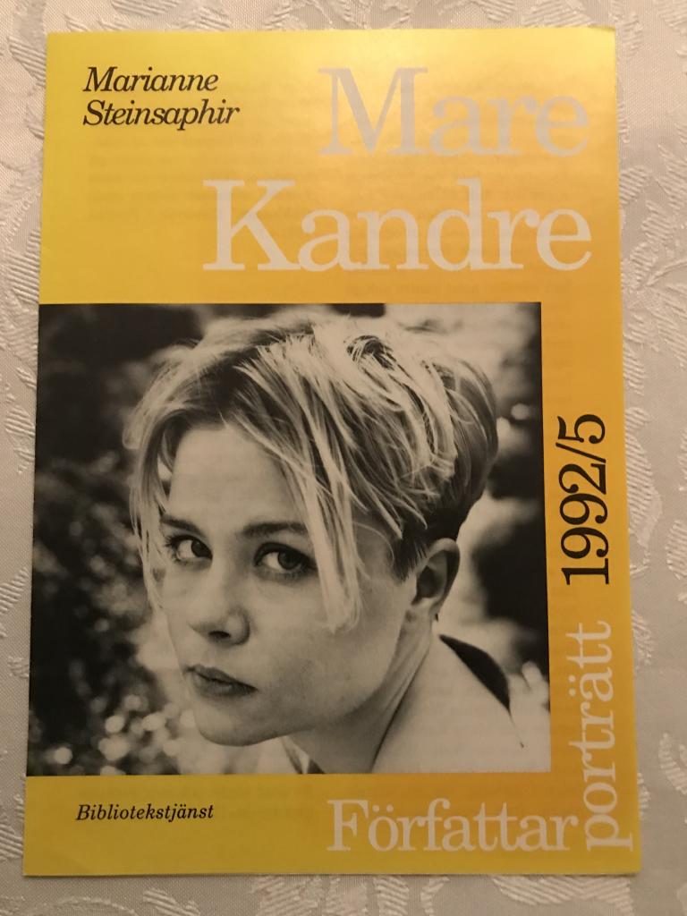 Mare Kandre / BTJ Författarporträtt 1992/5