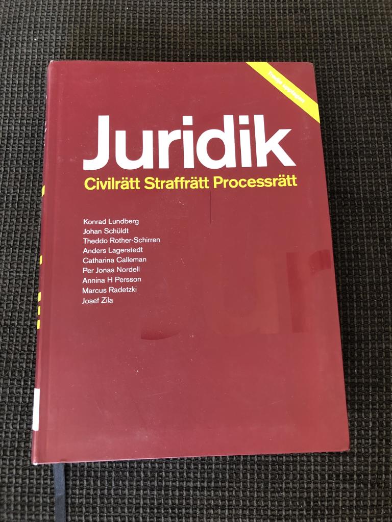 Juridik - civilrätt, straffrätt, processrätt 3:e upplagan