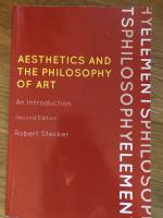 Aesthetics and the philosophy of art: an introduktion