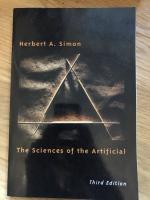The sciences of the artificial