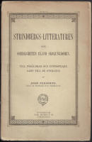 Strindbergs-litteraturen och osedligheten bland skolungdomen. Till föräldrar och uppfostrare samt till de styrande