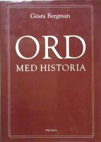 Ord med historia