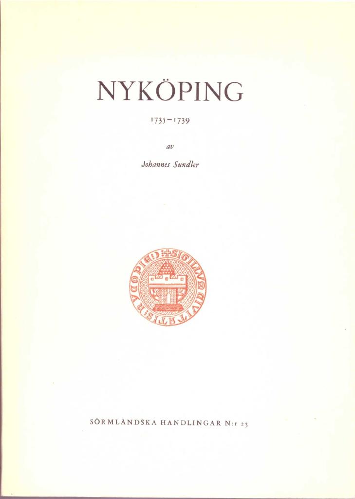 Nyköping 1735-1739