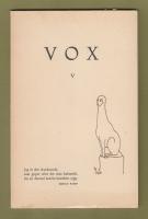 VOX V - kalender utgiven av Litterära Studentklubben i Lund