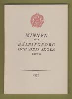 Minnen från Hälsingborg och dess skola. Häfte 23, 1956