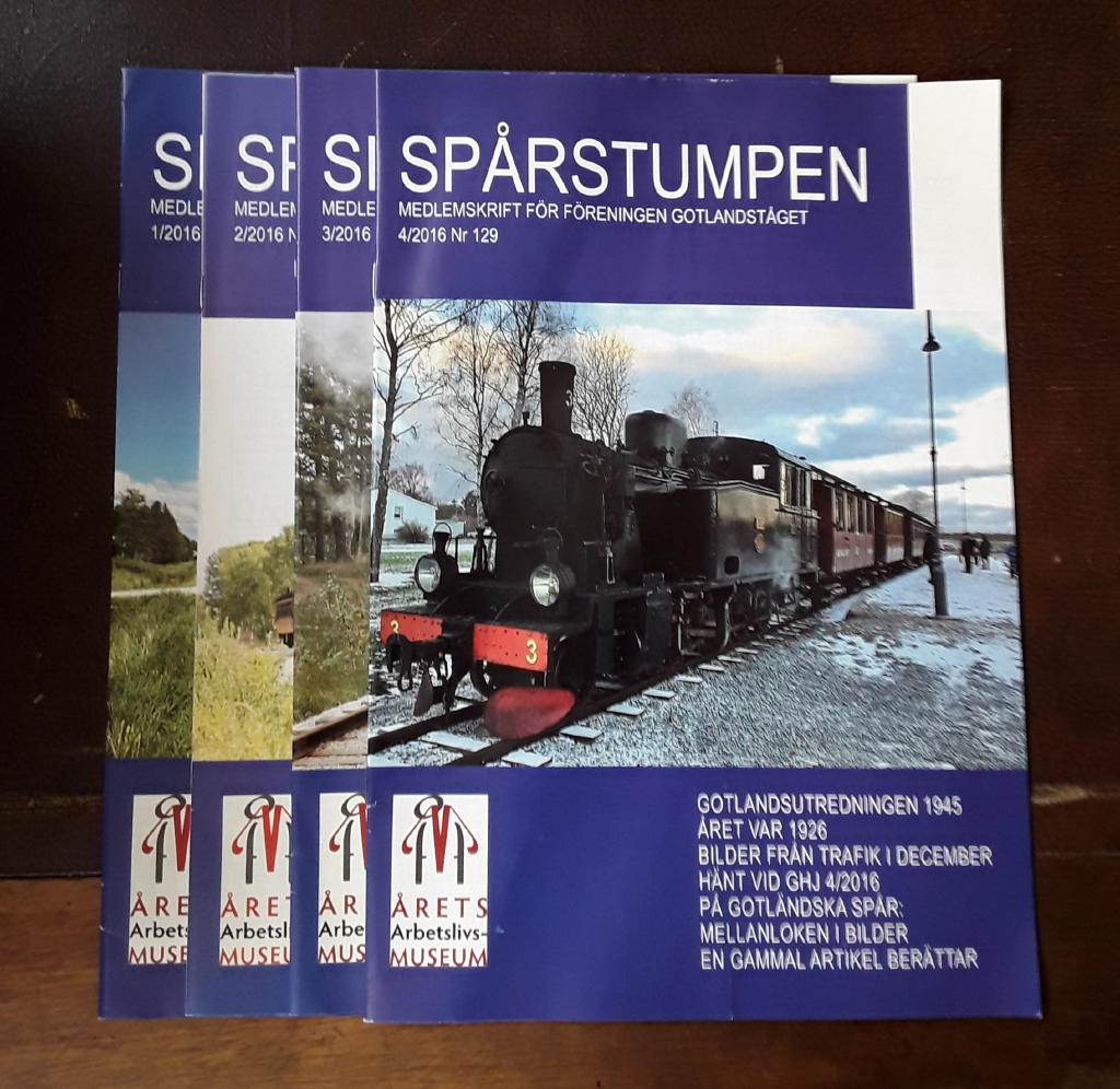 Spårstumpen 2016. Nummer 126-129