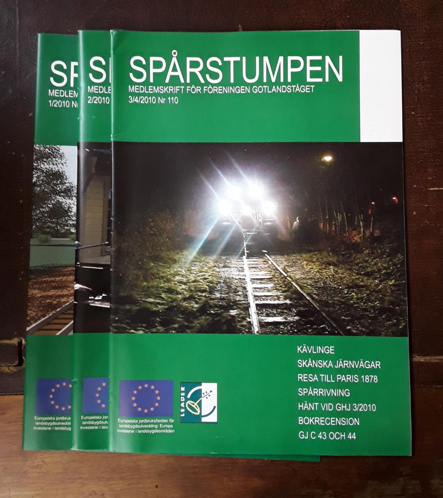 Spårstumpen 2010. Nummer 108-110