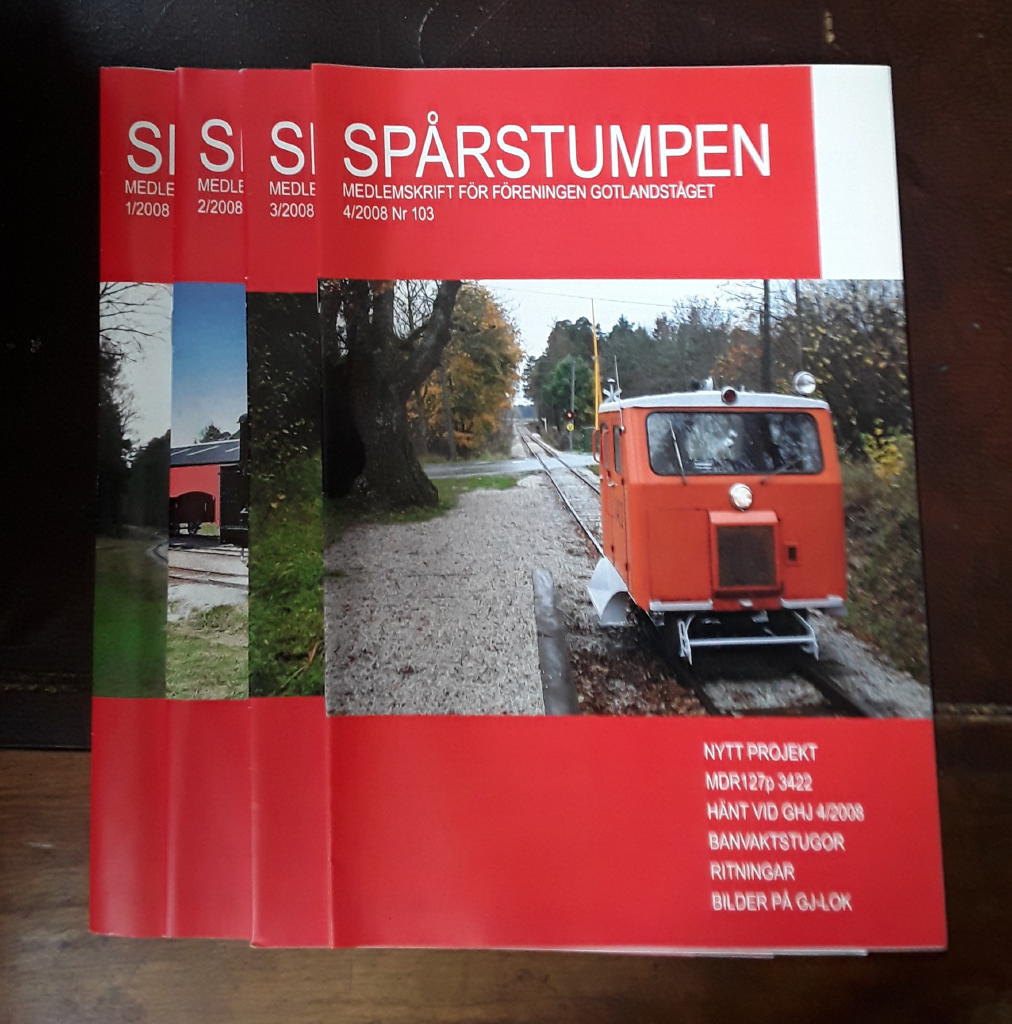 Spårstumpen 2008. Nummer 100-103