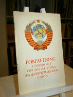 Författning (grundlag) för Socialistiska Sovjetrepublikernas Union. Antagen vid SSSR:s högsta sovjets 7:e extraordinarie session under 9:e mandatperioden den 7 oktober 1977.