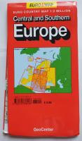 Central and Southern Europe. Euro country map.