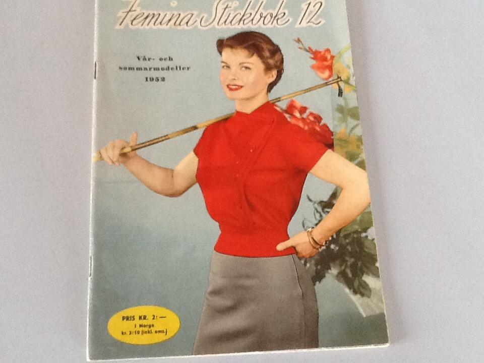 Femina stickbok 12 - Vår- och sommarmodeller 1952