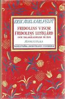 Fridolins visor, Fridolins lustgård och dalmålningar på rim