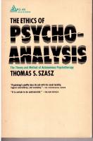 The ethics of psychoanalysis. The theory and method of autonomous psychotherapy