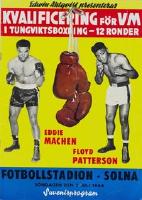 Program Eddie Machen, USA -Floyd Patterson USA