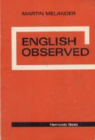 English Observed