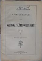 Svenska Slöjdföreningen. 1901 I-II