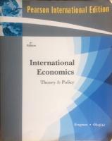 International Economics - Theory and Policy