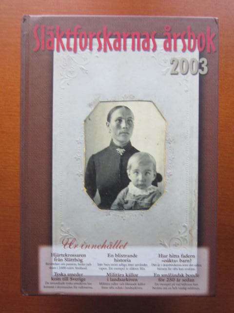 Släktforskarnas årsbok 2003