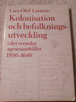 Kolonisation och befolkningsutveckling i det svenska agrarsamhället 1500-1640