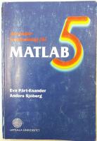 Användarhandledning för MATLAB 5