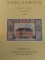 Norlandica. Norrlands Nations skriftserie VIII. Festskrift till nationshusets 100-årsjubileum den 11 oktober 1989